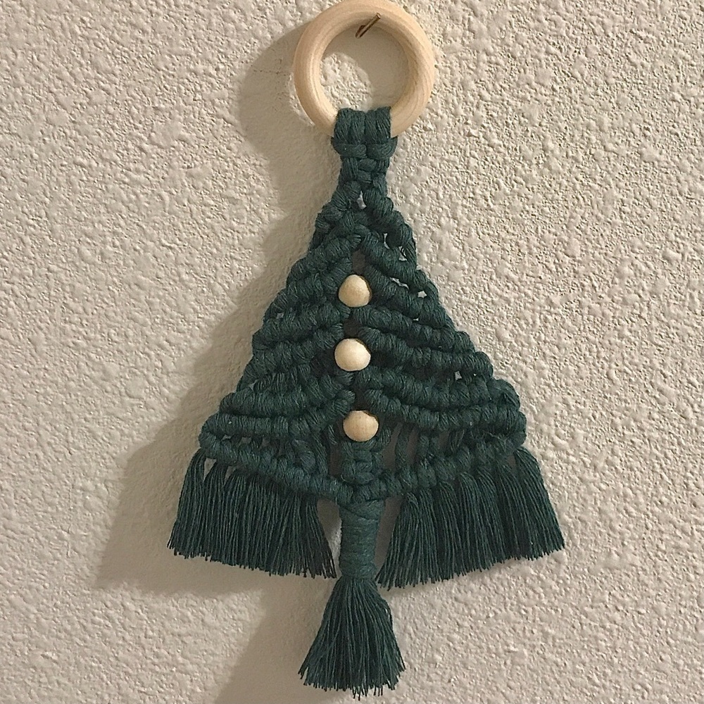 Boho macrame Christmas‎ Tree. Handmade - Picture 4 of 4
